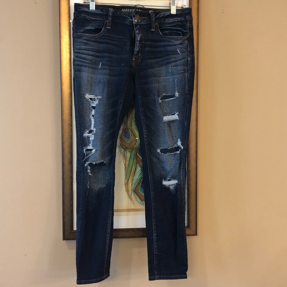 American Eagle Distressed Jeggings